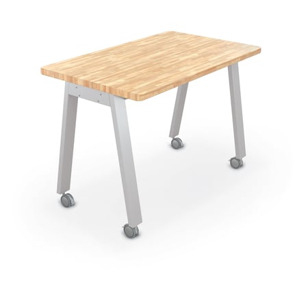 Mooreco Compass Makerspace Table 6036 - Butcher Block Top 36.6 91715-C-BUTCHER